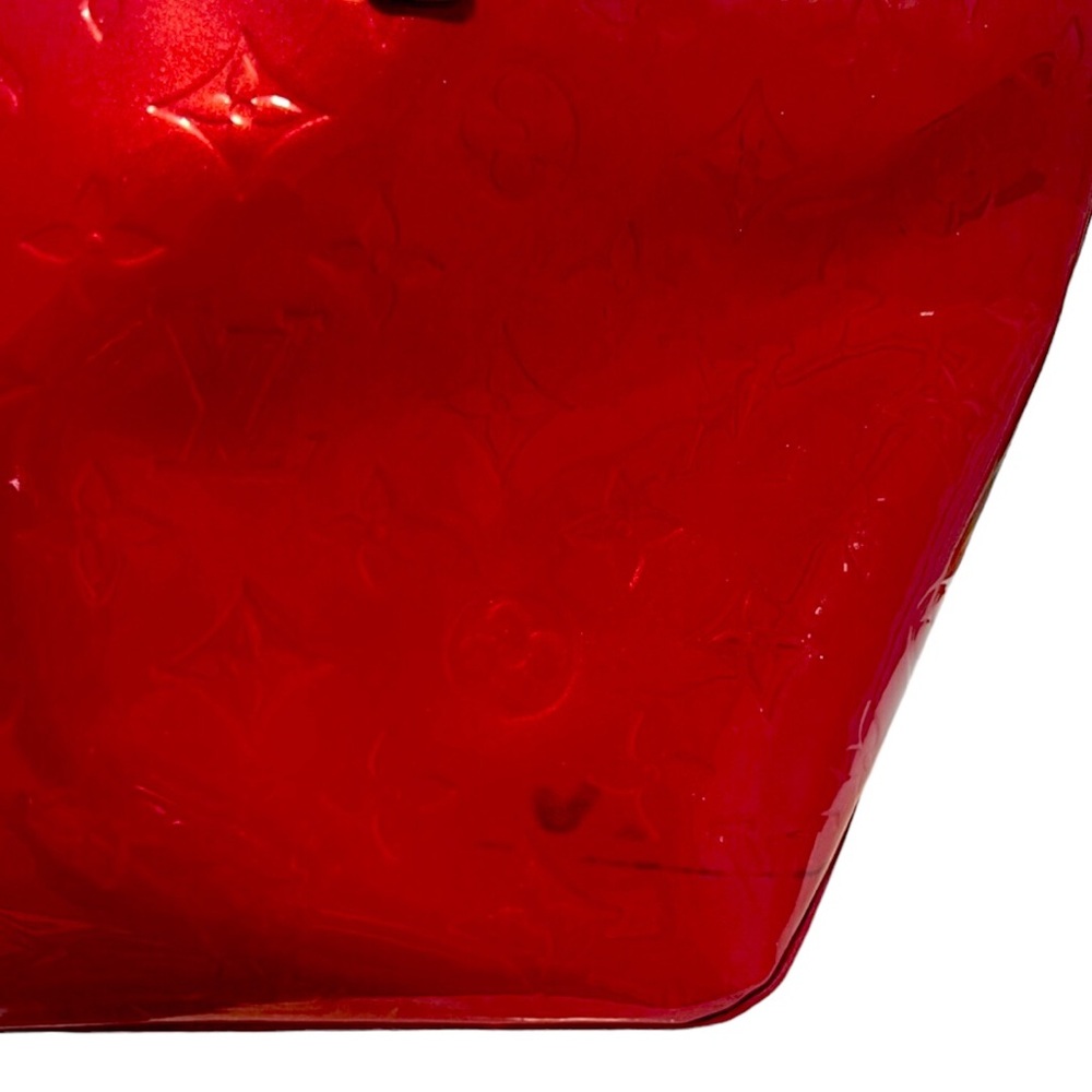 Louis Vuitton Monogram Vernis Bellevue PM (RED) Bag W / COA - Picture 14 of 16